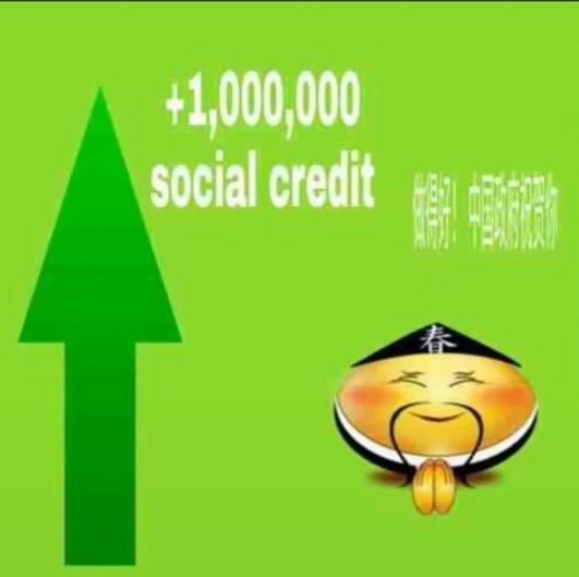 social credit VERY GOOD!